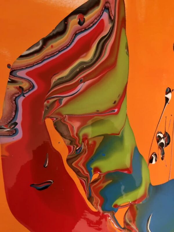 Orange Abstract -  Vibrant Multi-color - Image 3