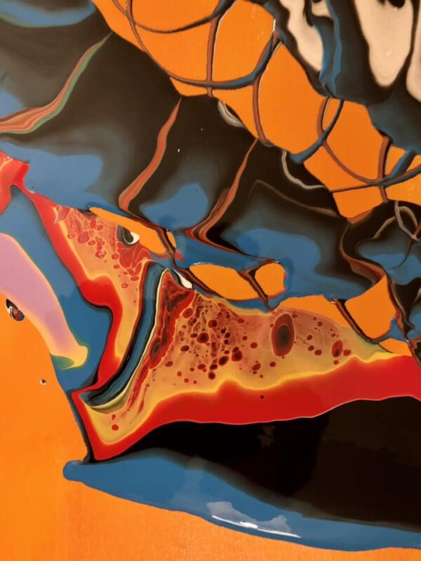 Orange Abstract -  Vibrant Multi-color - Image 4