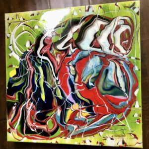 Fishbone 16" X 16"